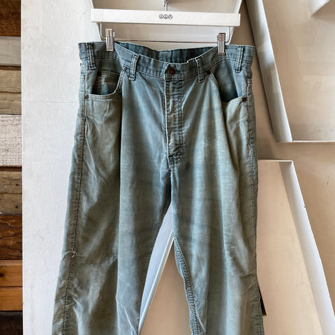 70’s Plain Pockets Corduroy Trousers - 36"x 28"