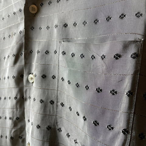 60’s Monte Carlo Patterned Loop Collar - Medium