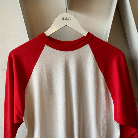 80’s Blank Raglan Tee - Large