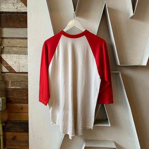 80’s Blank Raglan Tee - Large