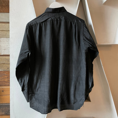 40’s Tailorized Metallic Western Shirt - Large