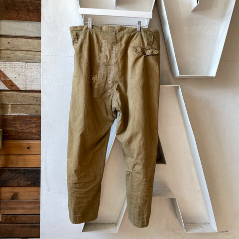 Antique Japanese Work Pants - 35" x 25"