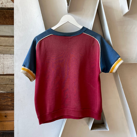 70’s Russell Color Block Sweatshirt - Medium