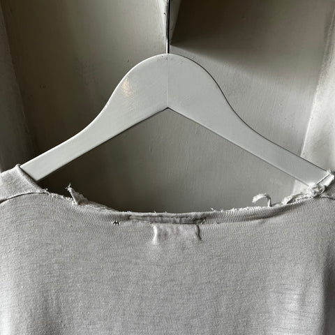 70’s Thrashed Henley - Large