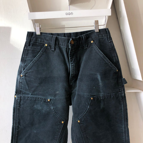 Black Carhartt Double Knees - 30” x 33”