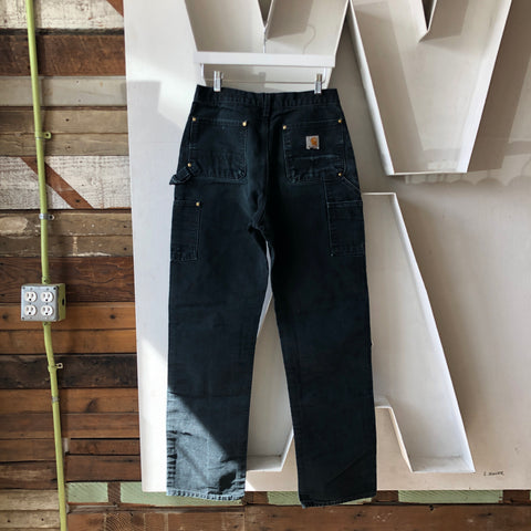 Black Carhartt Double Knees - 30” x 33”