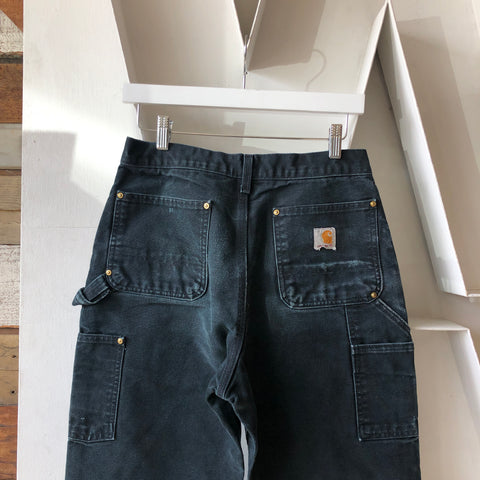 Black Carhartt Double Knees - 30” x 33”