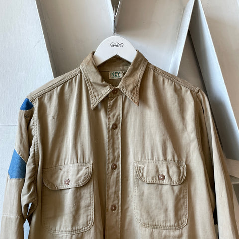 30’s Key Sanforized Repaired Shirt - Large