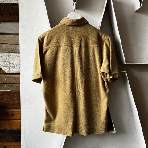 70’s Terry Cloth Button-up - Medium