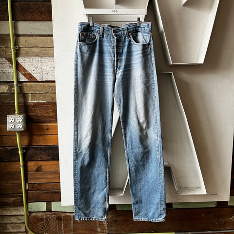 90’s Levi’s 501s - 35” x 35.5”