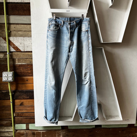90’s Levi’s 501s - 33” x 32”