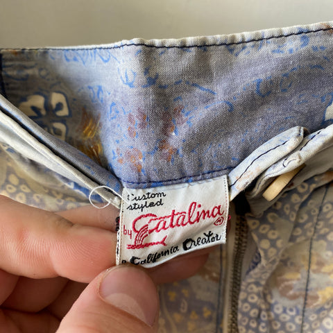 60's Catalina Trunks - 34” x 2”