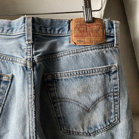 90’s Levi’s 501s - 33” x 29”