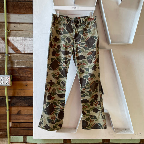 70’s Camo Hunting Flares - 31” x 27.5”