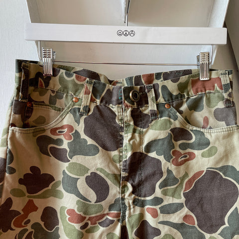70’s Camo Hunting Flares - 31” x 27.5”