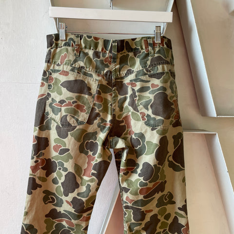 70’s Camo Hunting Flares - 31” x 27.5”