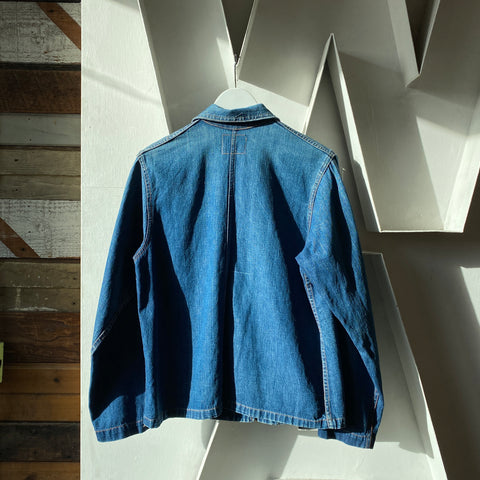 Post War Selvedge Denim Chore Coat - Medium