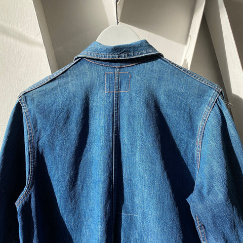 Post War Selvedge Denim Chore Coat - Medium