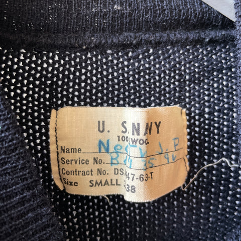 60’s Navy Sweater - Small