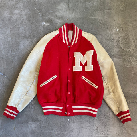 60's/70's Varsity Jacket - Large