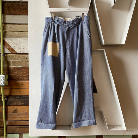 60’s Unitog Thrashed Work Pants - 32” x 27”
