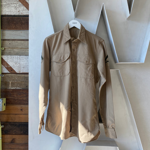 40's Wool Military Shirt - Medium