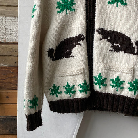 60’s Lined Beaver Cowichan - Small