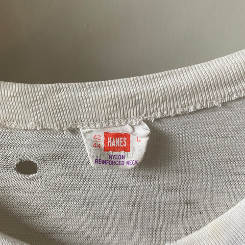 60's Thrashed Hanes Tee - Large