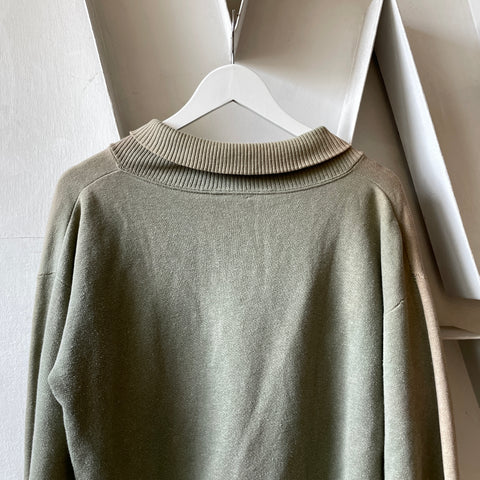 50’s Shawl Collar Sweatshirt - Medium