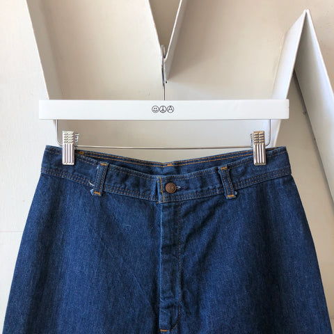 Dark Wash Wide Leg 70's Levi’s - 28” x 34.5”