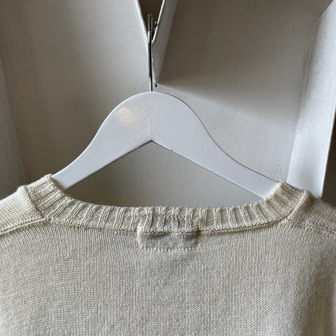50’s Dehen Cream Sweater - Small