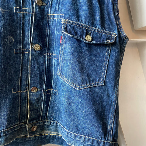 40's Levi’s Type 1 Vest - Medium