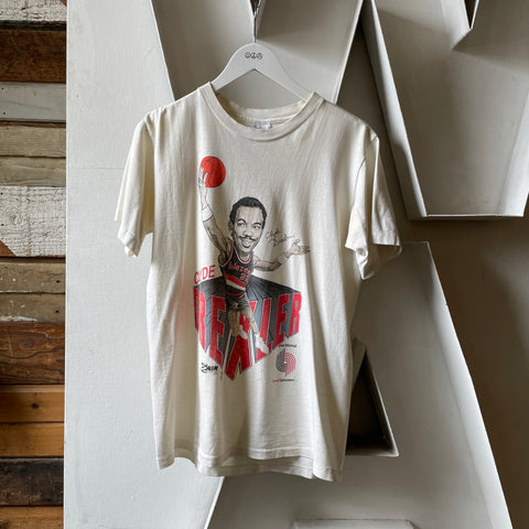 90’s Clyde Drexler Blazers Tee - Medium