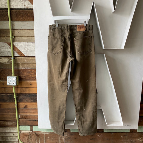 90's Levis Olive 550 - 34” x 34”