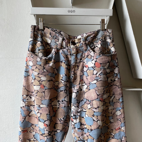 70’s Big E Levi’s Patterned Flares - 30” x 26”