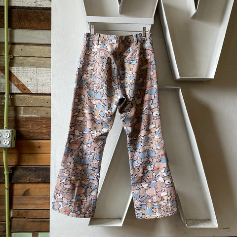 70’s Big E Levi’s Patterned Flares - 30” x 26”