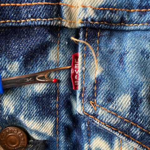 70's Levi's Big E Bleacher- Small