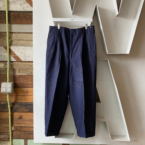 30's Wool Trousers - 33” x 25”