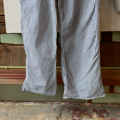 70's Big Mac Hickory Stripe Overalls - XL (38)