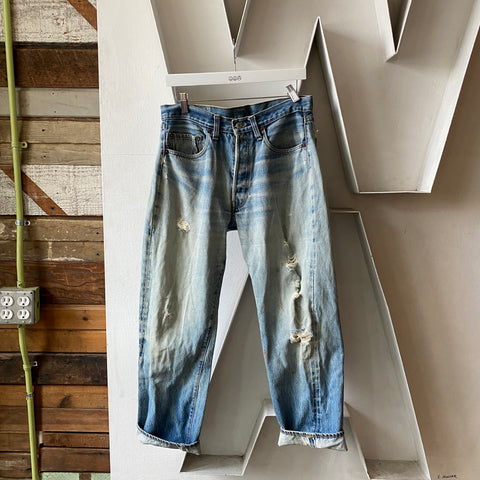 80's Levi’s Thrashed Redlines - 31” x 27.5”