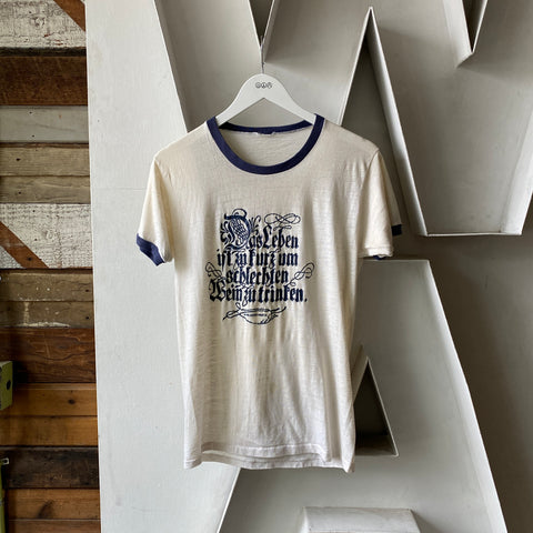 70’s Life Is Two Short Tee - Medium