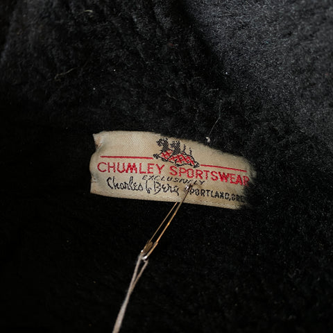 60’s Leather Hooded Jacket - Small