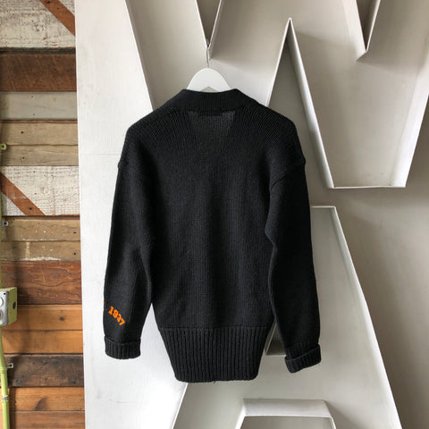 Late 30's Varsity Sweater - Large
