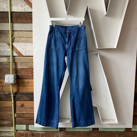 70’s Denim Sailor Pants - 30” x 30”