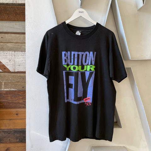90’s Levi’s Button Your Fly Tee - Large