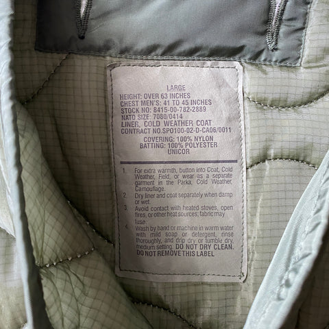 90's Mil-Spec Liner Jacket - Large