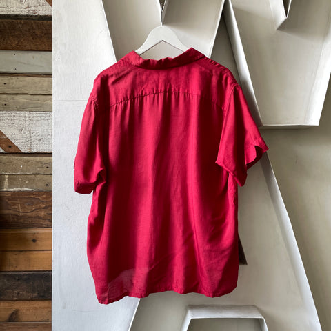 60’s Short Sleeve Loop Collar - XL