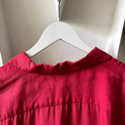 60’s Short Sleeve Loop Collar - XL