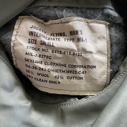 60's MA-1 Bomber Jacket - Small