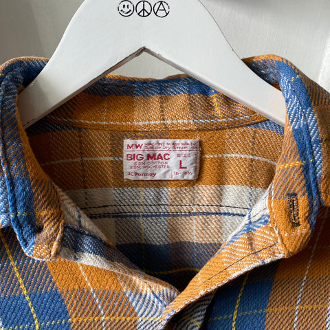 70's Big Mac Cotton Flannel - Large